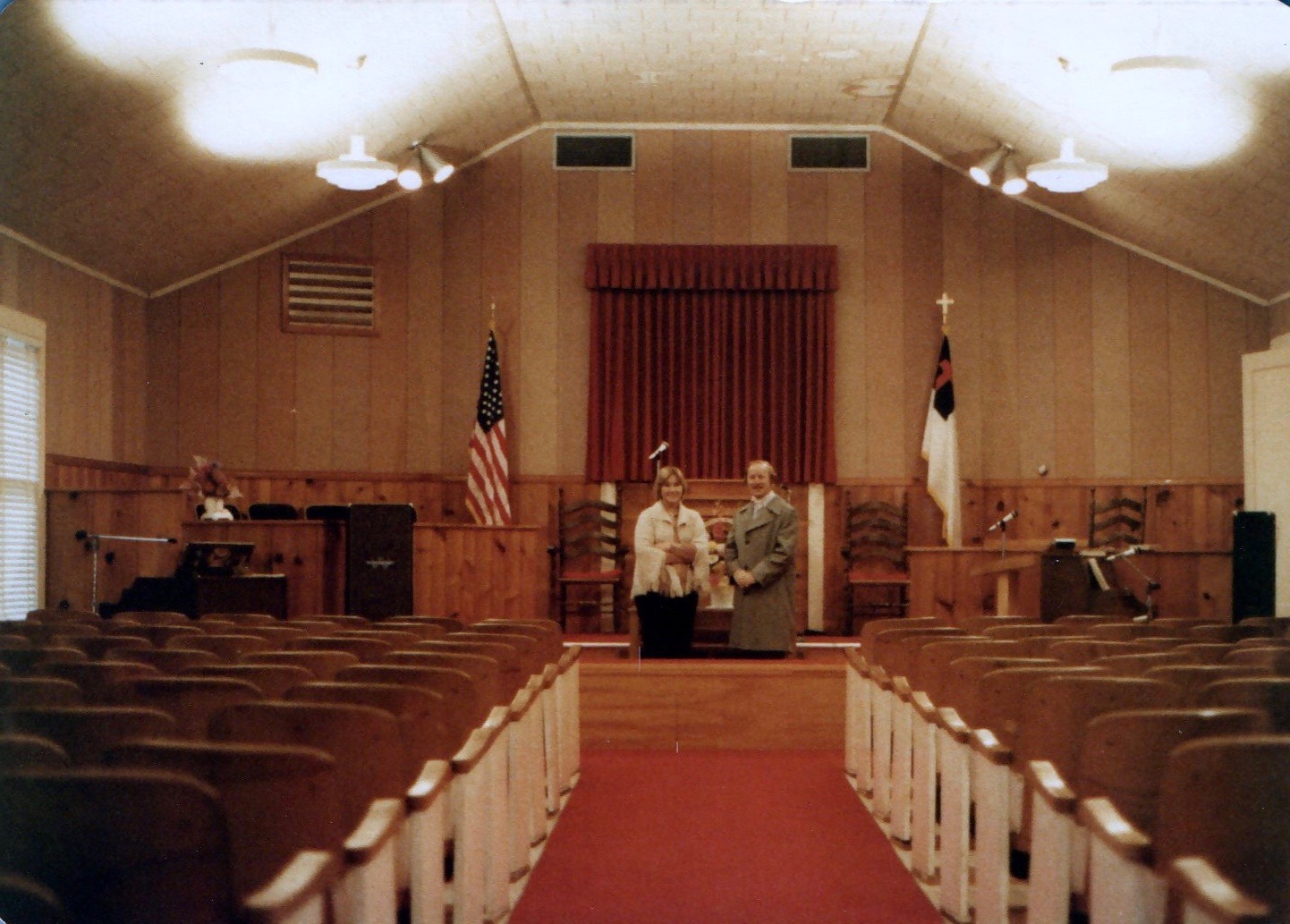 Inside Shiloh Church 1975